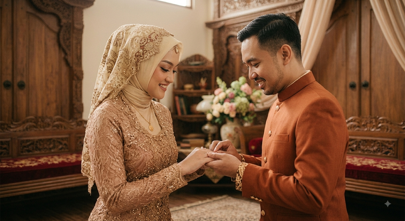 Foto pernikahan Putri & Iqbal